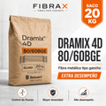 DRAMIX 4D 80/60BGE - Saco 20 kg Fibra Metálica tipo Gancho - Extra Desempeño